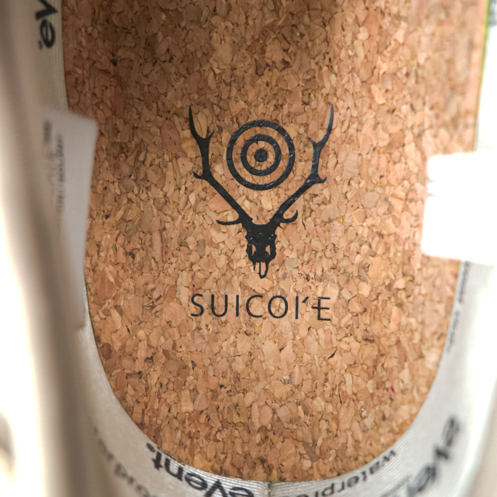 South2 West8 × SUICOKE スリッポン シューズ PEPPER-Ev 中綿 スニーカー 27cm ベージュ 防水 透湿 ドローコード