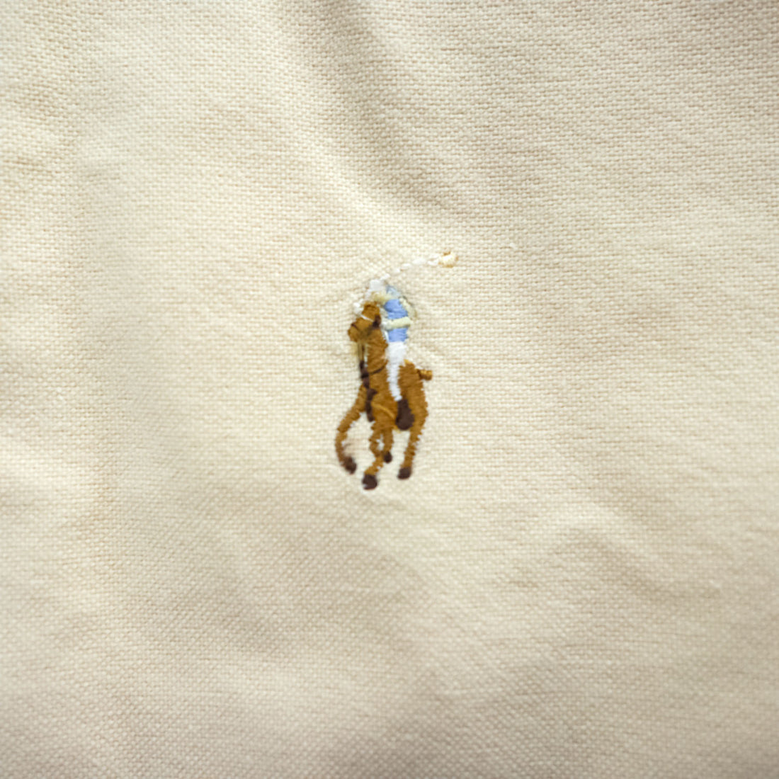 Ralph Lauren 90年代 オックスフォード 長袖 ボタンダウンシャツ L スモールポニー ロゴ 刺繍
