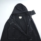YOKE Japan Made Military Jump Suit Size L, Black Detachable Hoodie Belt Included YK23FW0532A0