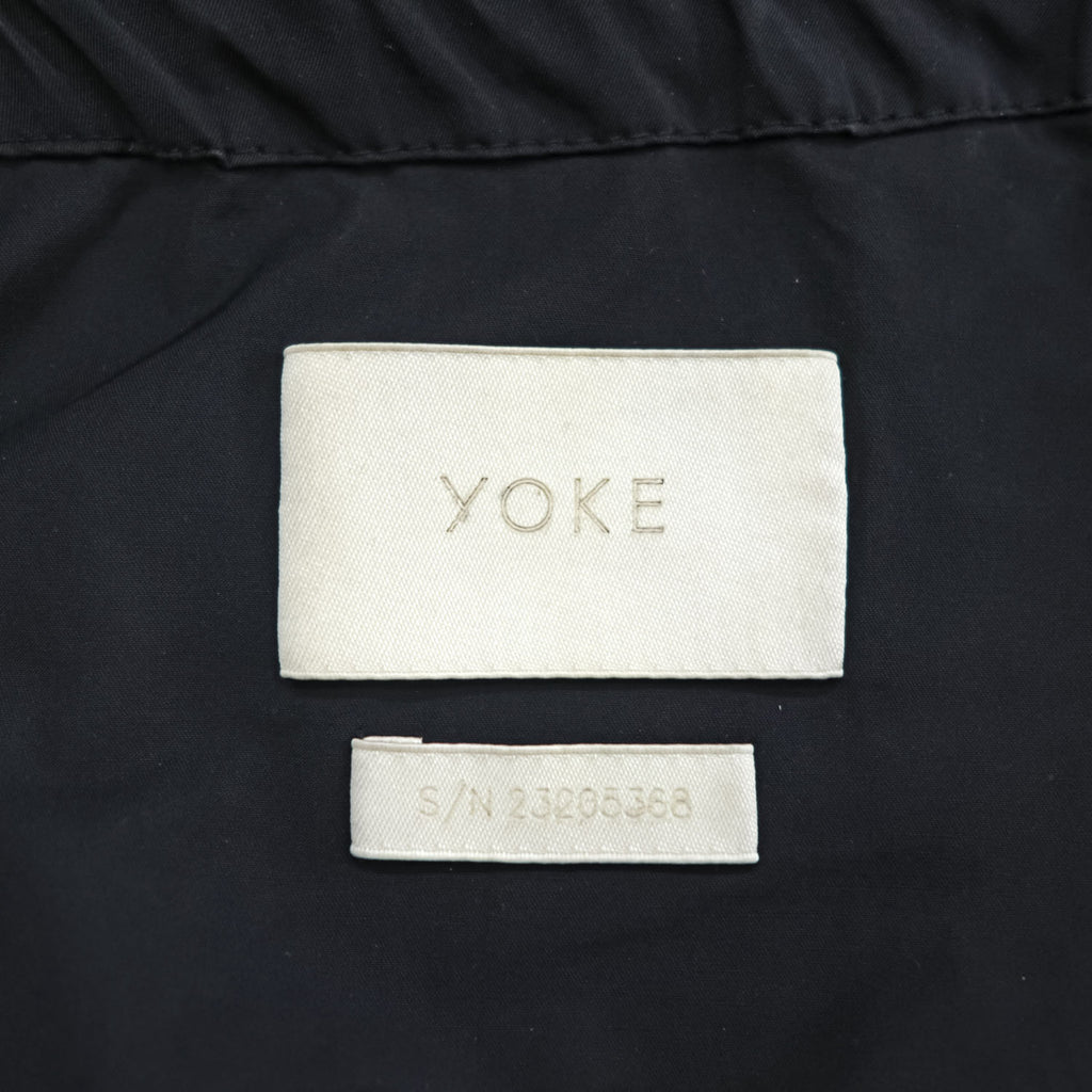 YOKE Japan Made Military Jump Suit Size L, Black Detachable Hoodie Belt Included YK23FW0532A0