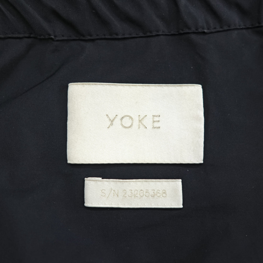 YOKE Japan Made Military Jump Suit Size L, Black Detachable Hoodie Belt Included YK23FW0532A0
