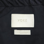 YOKE Japan Made Military Jump Suit Size L, Black Detachable Hoodie Belt Included YK23FW0532A0