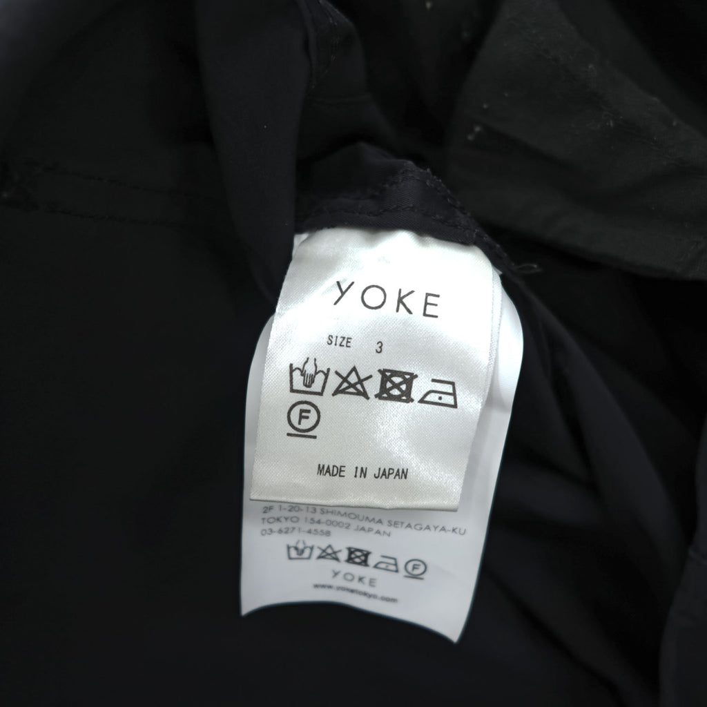 YOKE Japan Made Military Jump Suit Size L, Black Detachable Hoodie Belt Included YK23FW0532A0
