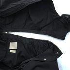YOKE Japan Made Military Jump Suit Size L, Black Detachable Hoodie Belt Included YK23FW0532A0