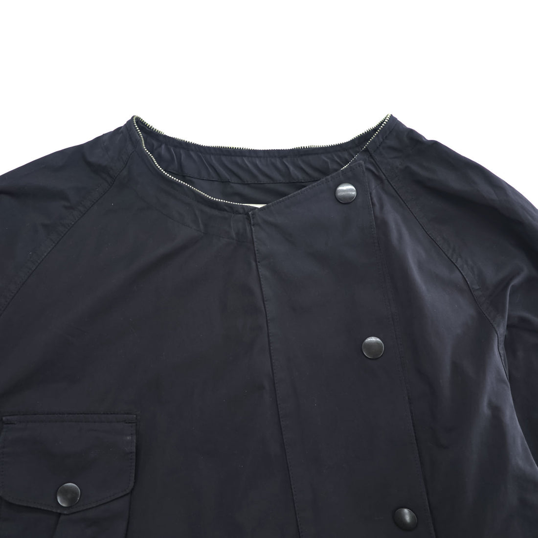 YOKE Japan Made Military Jump Suit Size L, Black Detachable Hoodie Belt Included YK23FW0532A0