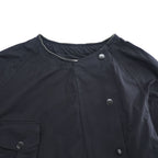 YOKE Japan Made Military Jump Suit Size L, Black Detachable Hoodie Belt Included YK23FW0532A0