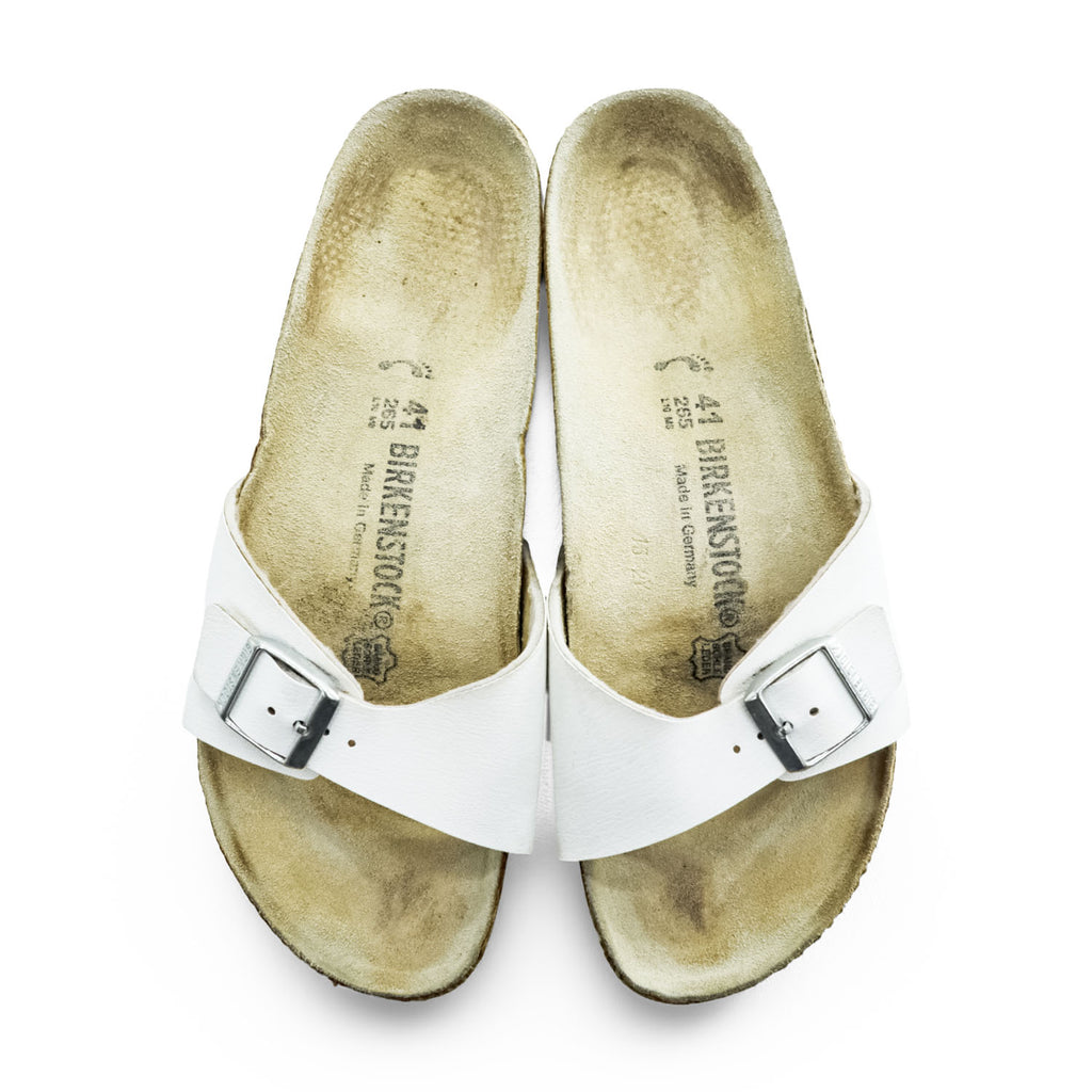 BIRKENSTOCK Made in Germany Madrid Sandals US8.5 White, Brown