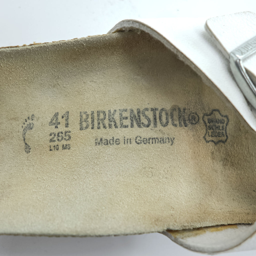 BIRKENSTOCK Made in Germany Madrid Sandals US8.5 White, Brown