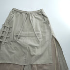 Leh 日本製 レイヤード スウェット イージーパンツ Sweat Layered Easy Pants M ベージュ LEH-1031