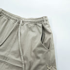 Leh 日本製 レイヤード スウェット イージーパンツ Sweat Layered Easy Pants M ベージュ LEH-1031