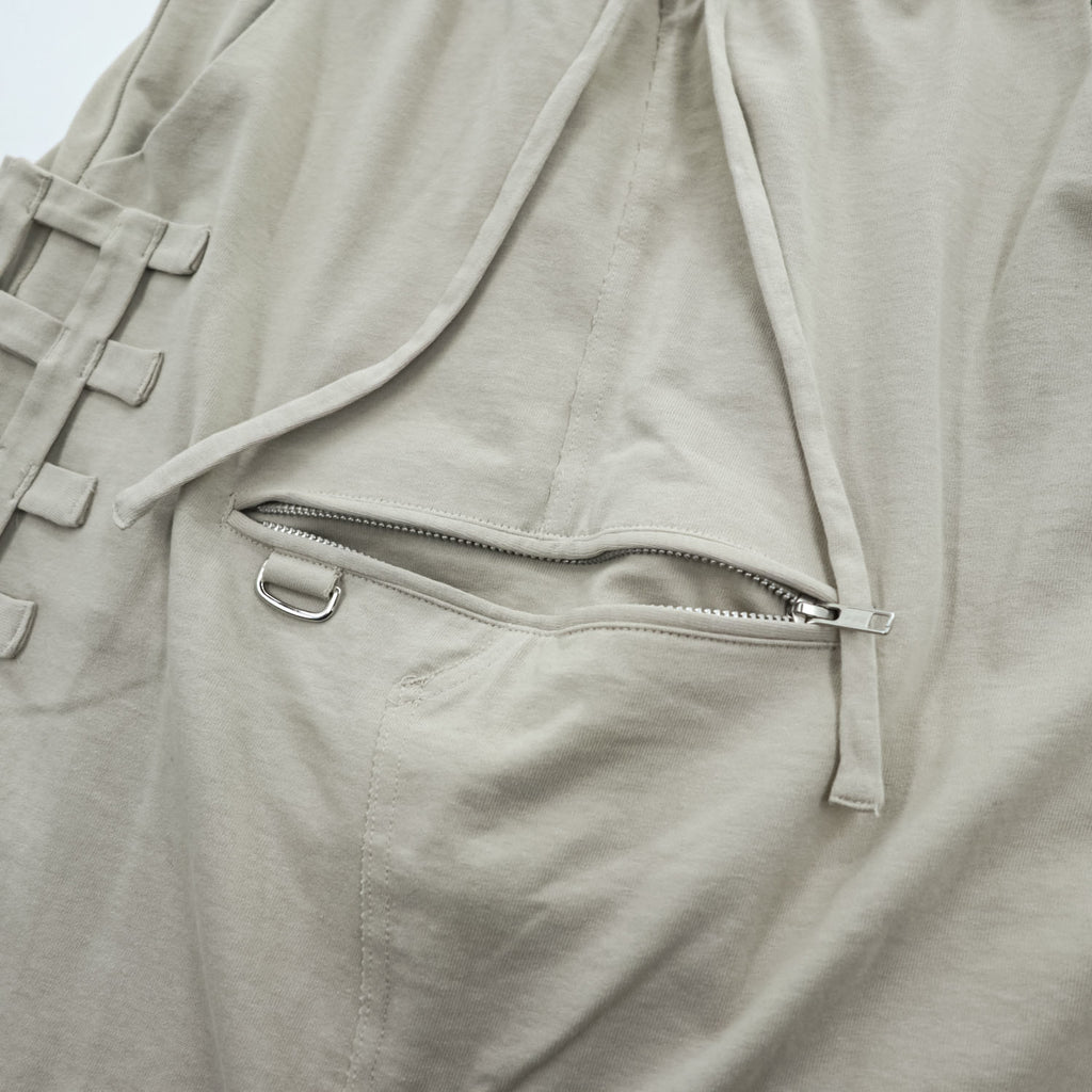 Leh 日本製 レイヤード スウェット イージーパンツ Sweat Layered Easy Pants M ベージュ LEH-1031
