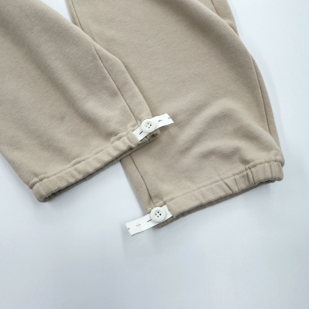 Leh 日本製 レイヤード スウェット イージーパンツ Sweat Layered Easy Pants M ベージュ LEH-1031