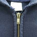 Champion Reverse Weave Full Zip Hoodie Navy Blue Medium Made in El Salvador IDEAL Zip Fleece