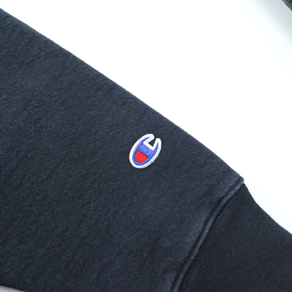 Champion Reverse Weave Full Zip Hoodie Navy Blue Medium Made in El Salvador IDEAL Zip Fleece