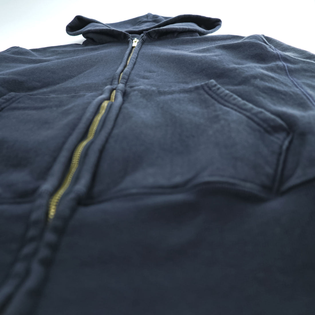 Champion Reverse Weave Full Zip Hoodie Navy Blue Medium Made in El Salvador IDEAL Zip Fleece