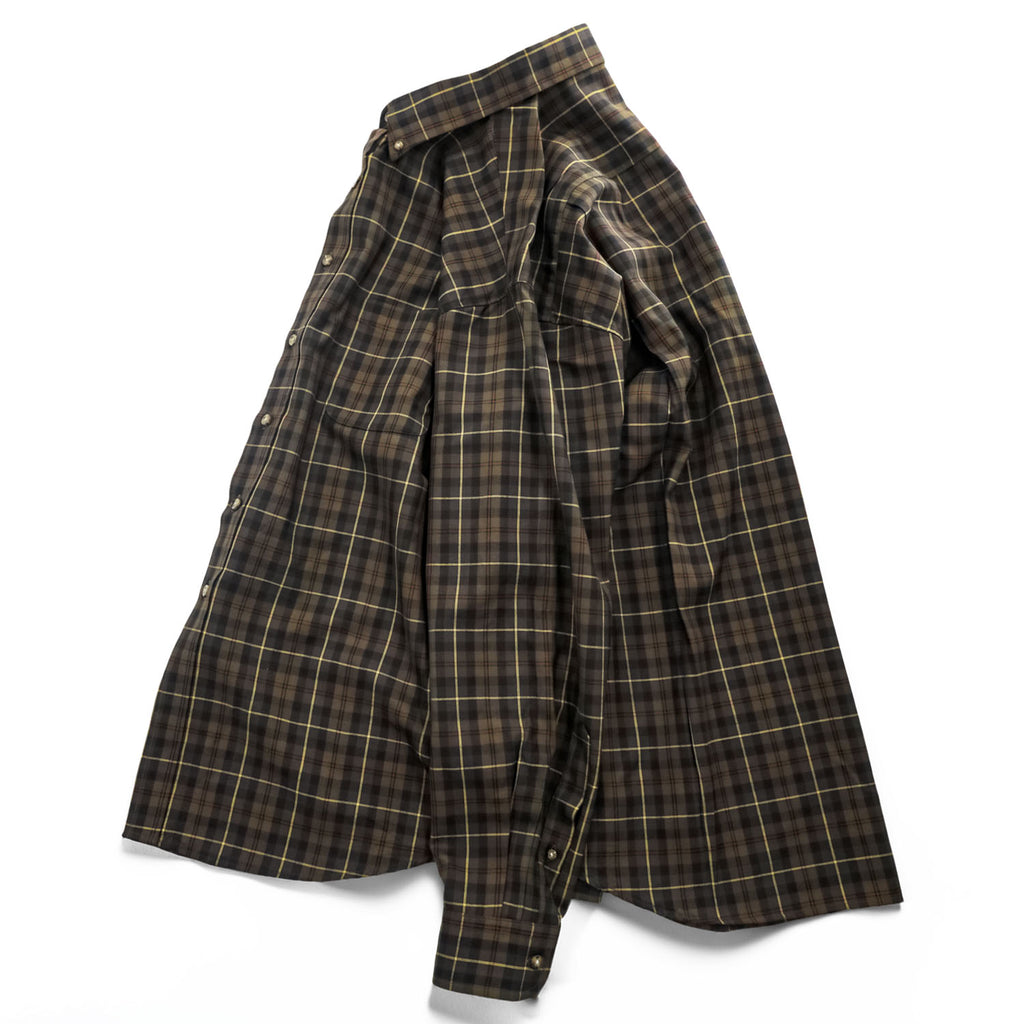PENDLETON 長袖 ウール チェックシャツ XXL ブラウン SIR PENDLETON フランネル ボタンダウン
