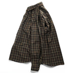 PENDLETON 長袖 ウール チェックシャツ XXL ブラウン SIR PENDLETON フランネル ボタンダウン