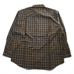 PENDLETON 長袖 ウール チェックシャツ XXL ブラウン SIR PENDLETON フランネル ボタンダウン