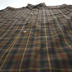 PENDLETON 長袖 ウール チェックシャツ XXL ブラウン SIR PENDLETON フランネル ボタンダウン