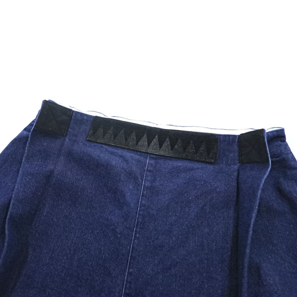 KAPITAL Japan Made Wide Pants XL Indigo Blue 12oz Broken Denim Easy Beach GOPants K1903LP024