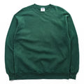 Vintage 90s JERZEES Blank Green Crewneck Sweatshirt Made in USA 50/50 Cotton Poly Size L
