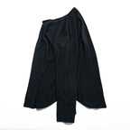 BRU NA BOINNE Japan Made Long Sleeve T-Shirt, Size L, Black, Thermal Waffle Fabric, Henley Neck, 8134-2-L