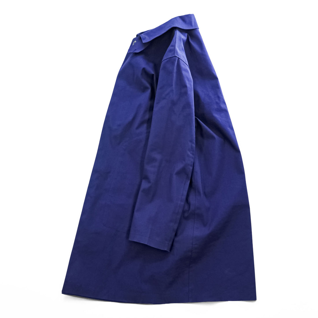 MACKINTOSH Genuine Handmade Bonded Cotton Rain Coat Blue Purple Made in Scotland Size 40