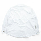 L.L.Bean Fishing Long-Sleeve Button-Down Shirt XL White Mesh PD24
