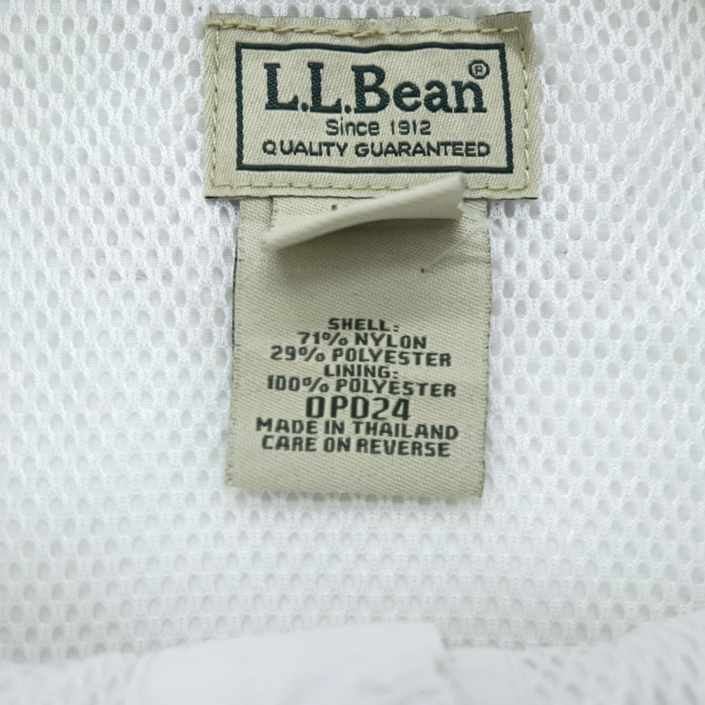 L.L.Bean Fishing Long-Sleeve Button-Down Shirt XL White Mesh PD24
