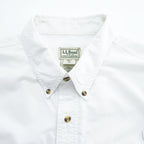 L.L.Bean Fishing Long-Sleeve Button-Down Shirt XL White Mesh PD24