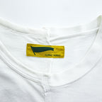 HURRAY HURRAY 日本製 長袖 ロングスリーブ Tシャツ 再構築 リメイク ロンTee L ホワイト H1604-2