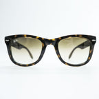 Ray-Ban folding wayfarer, sunglasses, brown,  tortoiseshell, RB4105 710/51 50_22 2N Italian-made