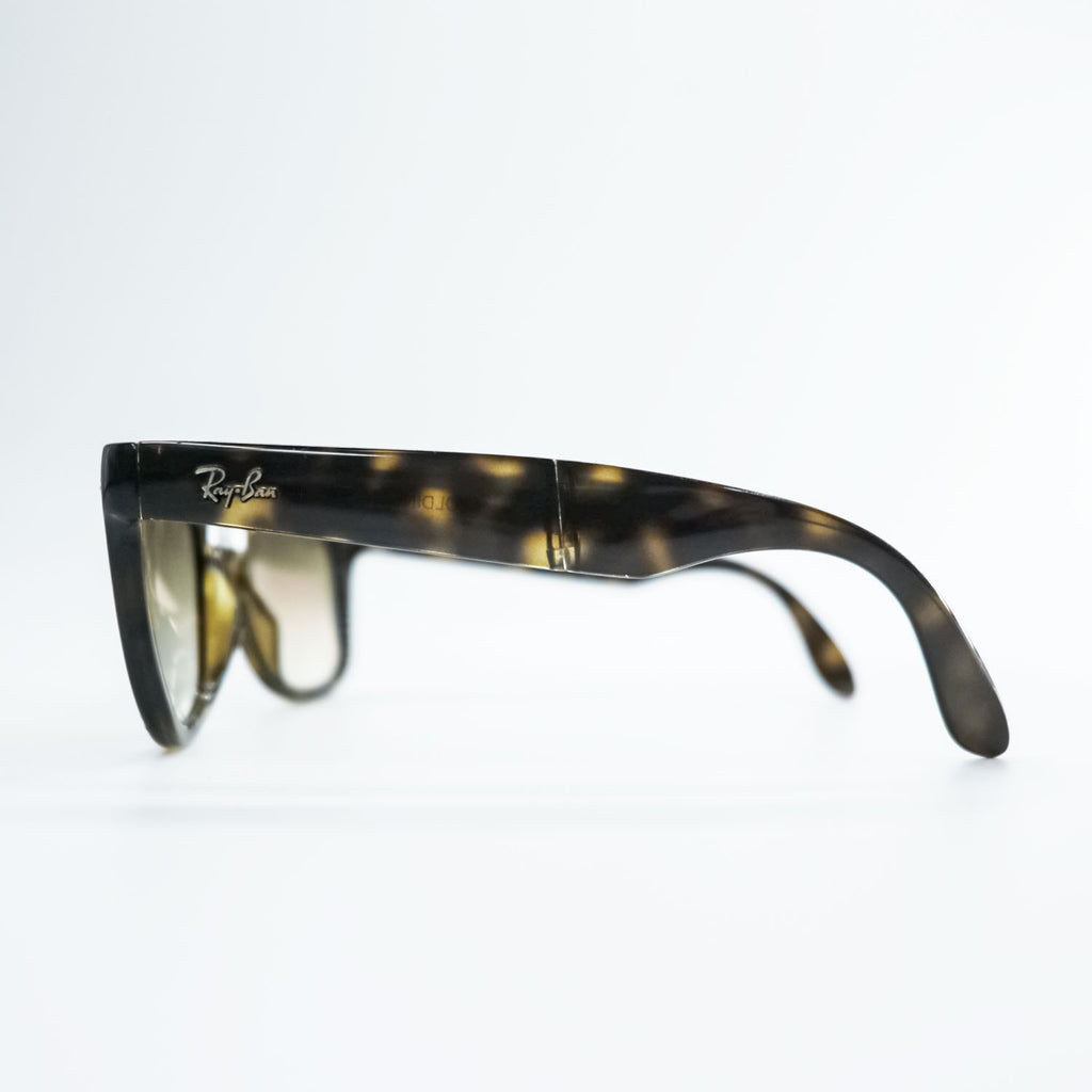 Ray-Ban folding wayfarer, sunglasses, brown,  tortoiseshell, RB4105 710/51 50_22 2N Italian-made