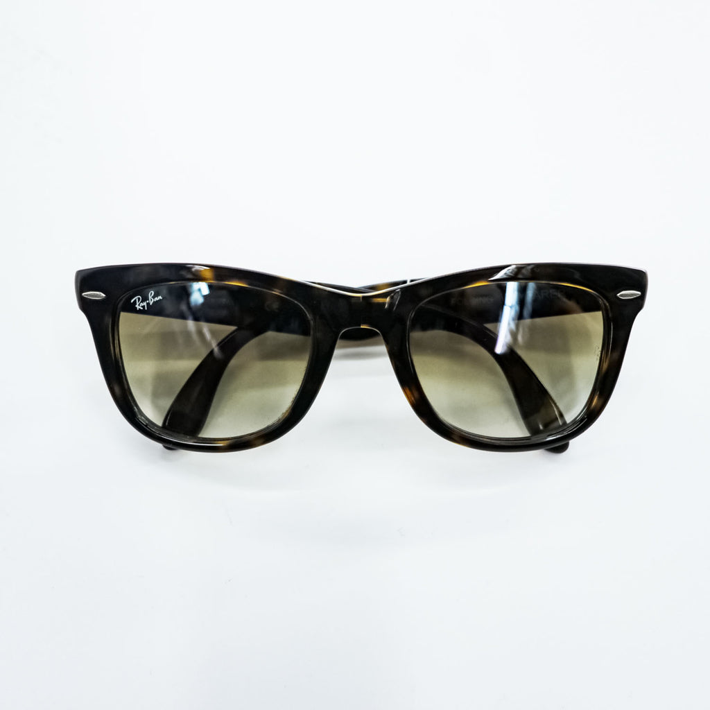 Ray-Ban folding wayfarer, sunglasses, brown,  tortoiseshell, RB4105 710/51 50_22 2N Italian-made