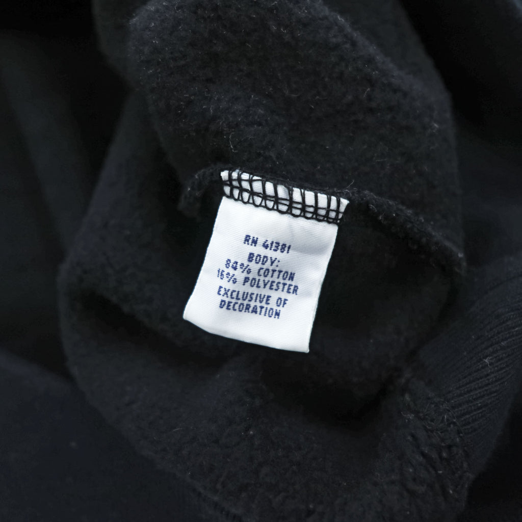 Polo Ralph Lauren 前V スウェット トレーナー 2XL ブラック コットン スモールポニー ロゴ 刺繍