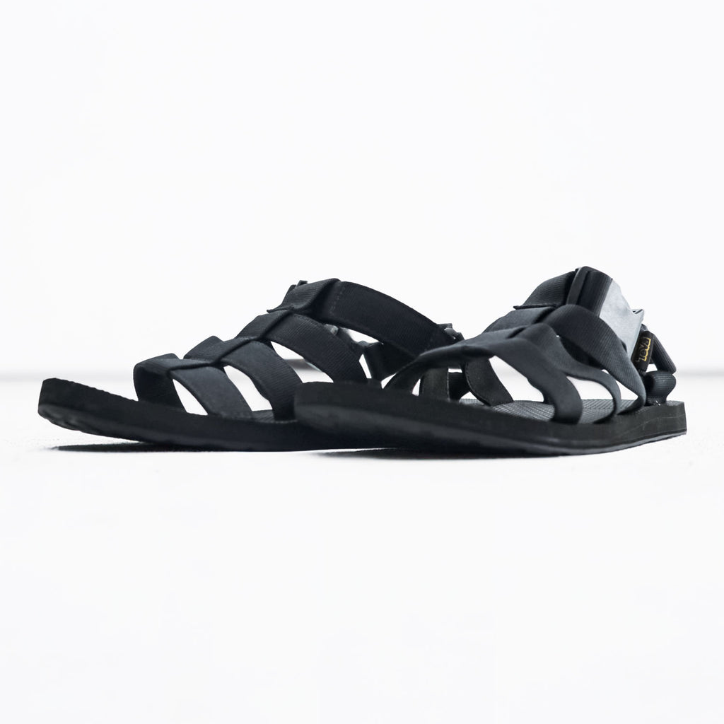 Teva Sandals US9 Black ORIGINAL DORADO SESAME Gladiator Lightweight 1110640