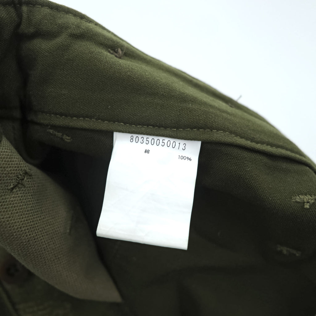 Nigel Cabourn ミリタリー ワークパンツ CLASSIC DENISON PANT 32 カーキ カモフラ キャンバス シンチバック 80350050013 日本製