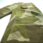 Nigel Cabourn ミリタリー ワークパンツ CLASSIC DENISON PANT 32 カーキ カモフラ キャンバス シンチバック 80350050013 日本製