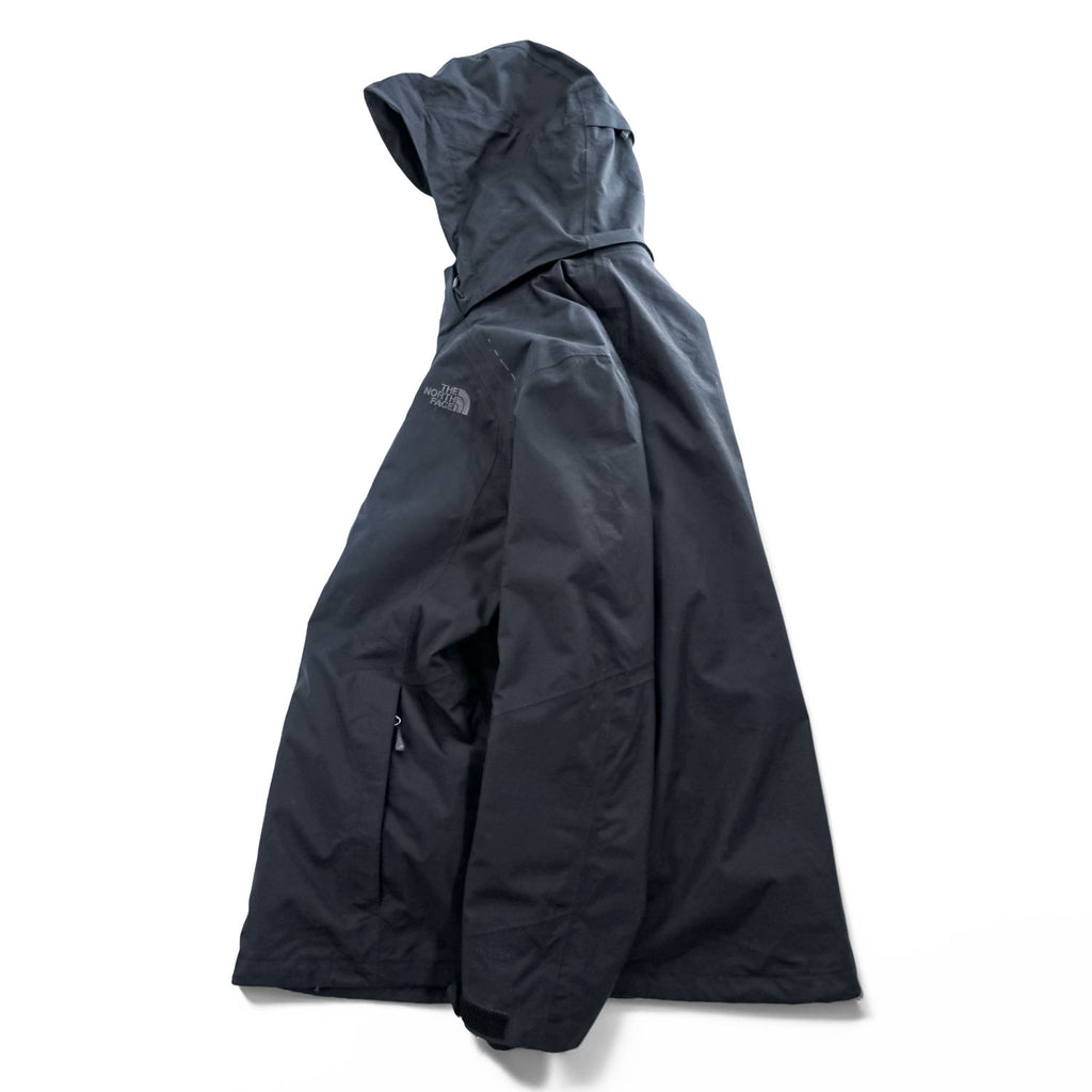 The North Face Vortex Triclimate HyVent 3 in 1 Jacket Black Mens Large F15 Hooded Insulated Liner