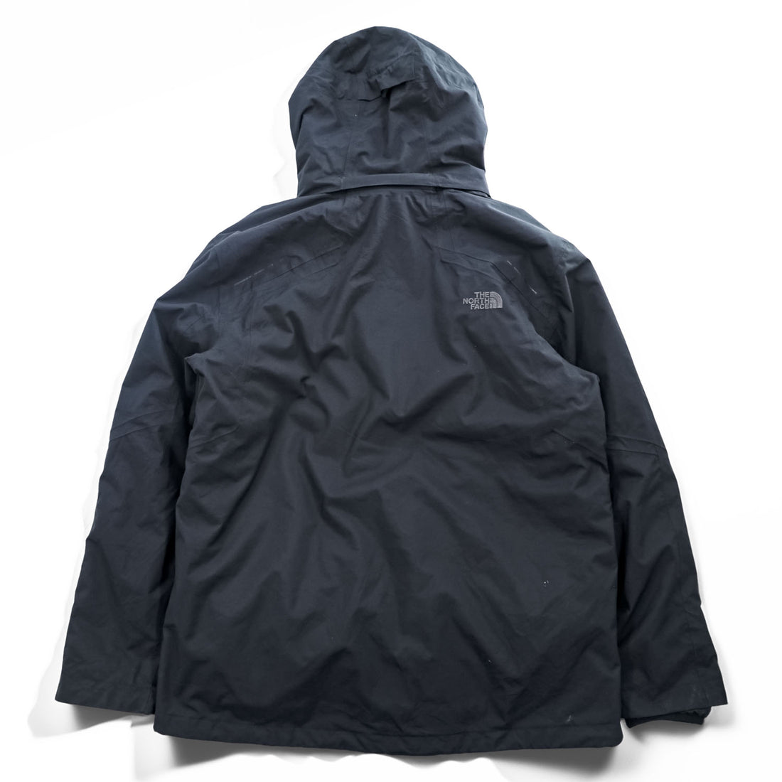 The North Face Vortex Triclimate HyVent 3 in 1 Jacket Black Mens Large F15 Hooded Insulated Liner
