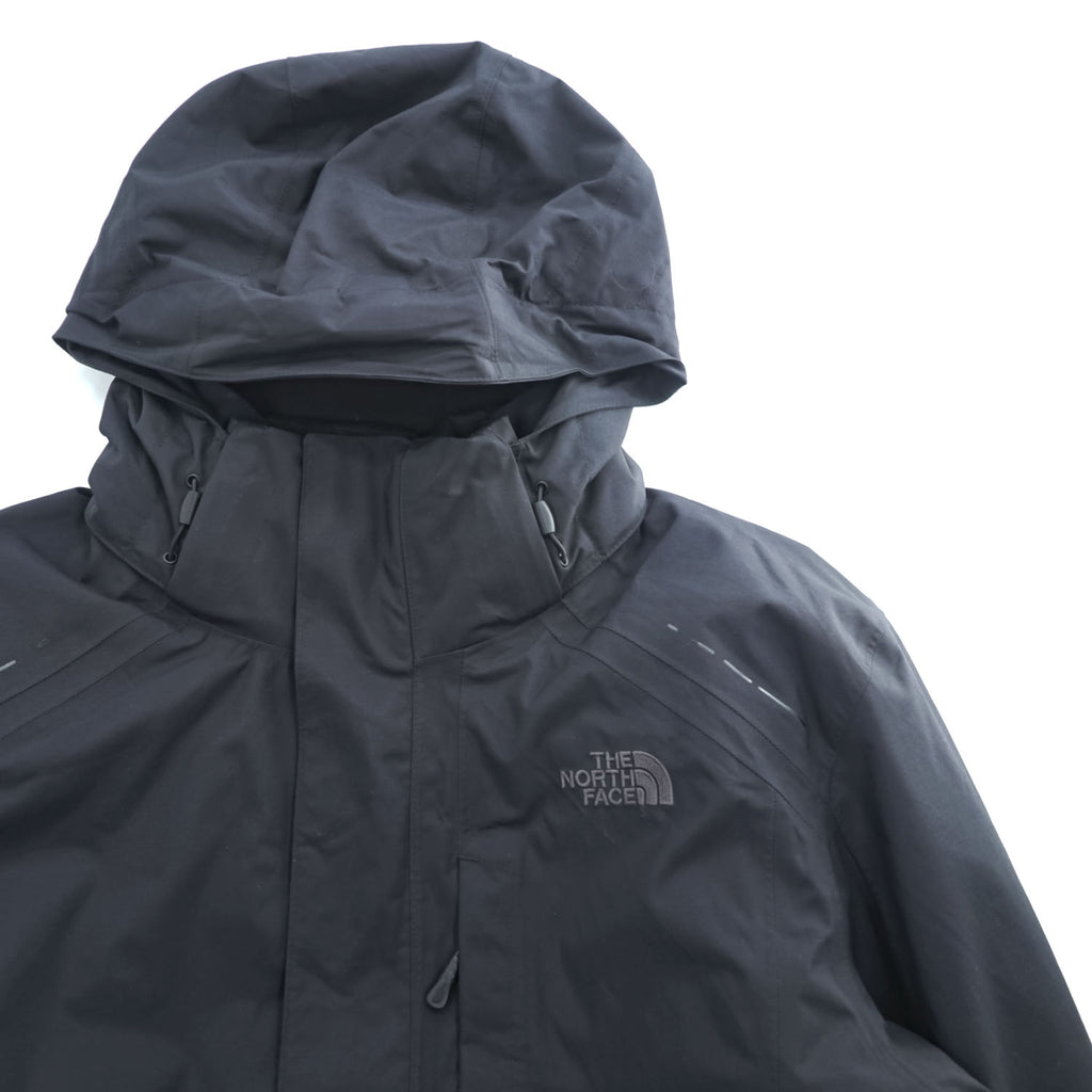 The North Face Vortex Triclimate HyVent 3 in 1 Jacket Black Mens Large F15 Hooded Insulated Liner