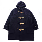 Polo Ralph Lauren 90年代 USA製 ヴィンテージ ダッフルコート L ネイビー メルトンウール チンストラップ