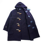 Polo Ralph Lauren 90年代 USA製 ヴィンテージ ダッフルコート L ネイビー メルトンウール チンストラップ