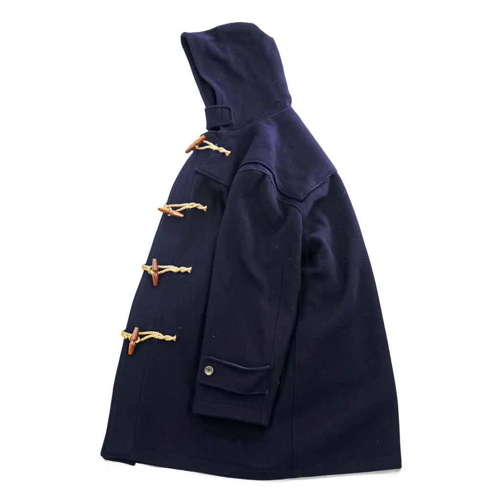 Polo Ralph Lauren 90年代 USA製 ヴィンテージ ダッフルコート L ネイビー メルトンウール チンストラップ