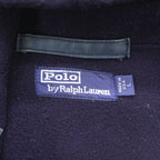 Polo Ralph Lauren 90年代 USA製 ヴィンテージ ダッフルコート L ネイビー メルトンウール チンストラップ