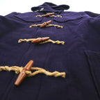 Polo Ralph Lauren 90年代 USA製 ヴィンテージ ダッフルコート L ネイビー メルトンウール チンストラップ