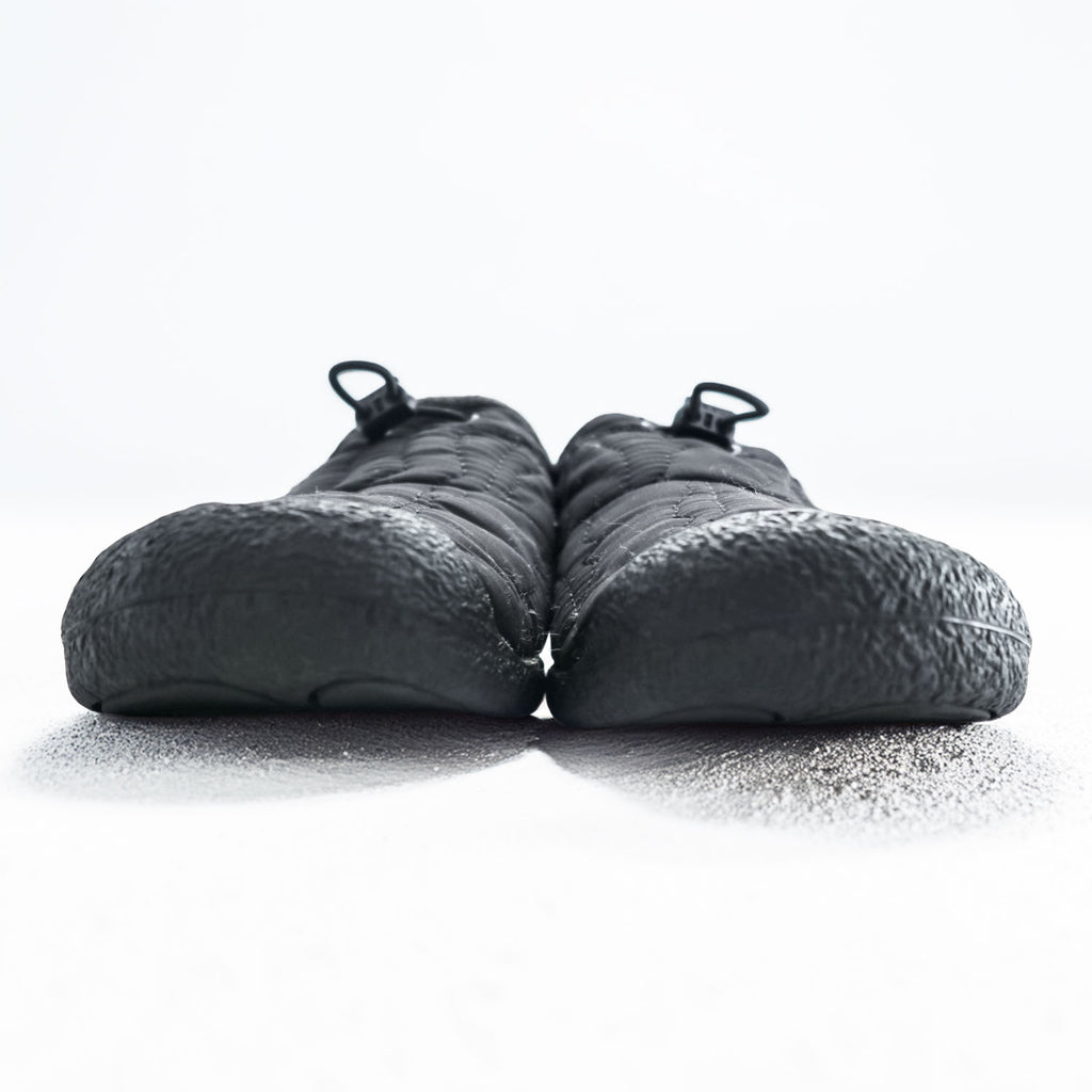 KEEN Slip-on Low-Cut Sneakers US9 Black Fleece Padded Drawstring HOWSER SLIDE 3 1025552