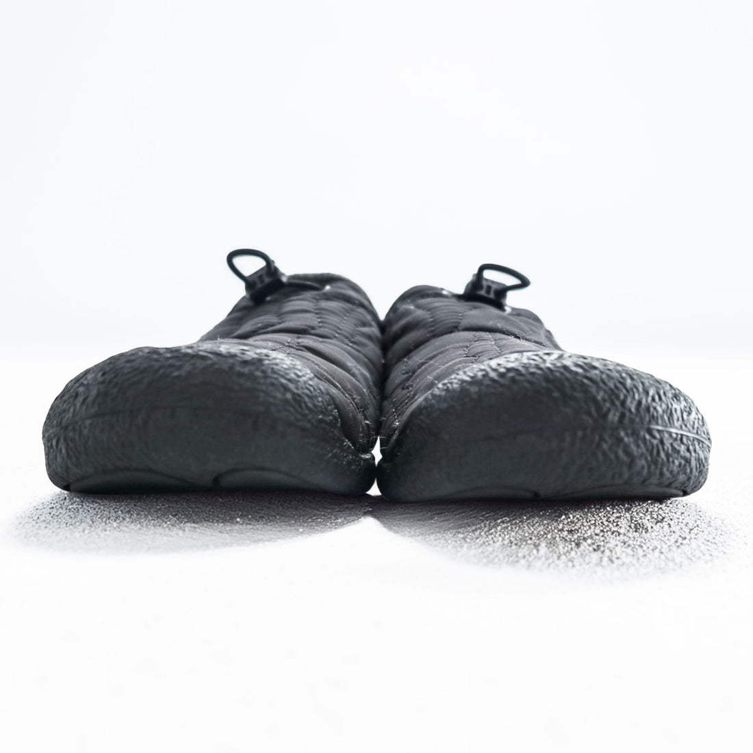 KEEN Slip-on Low-Cut Sneakers US9 Black Fleece Padded Drawstring HOWSER SLIDE 3 1025552
