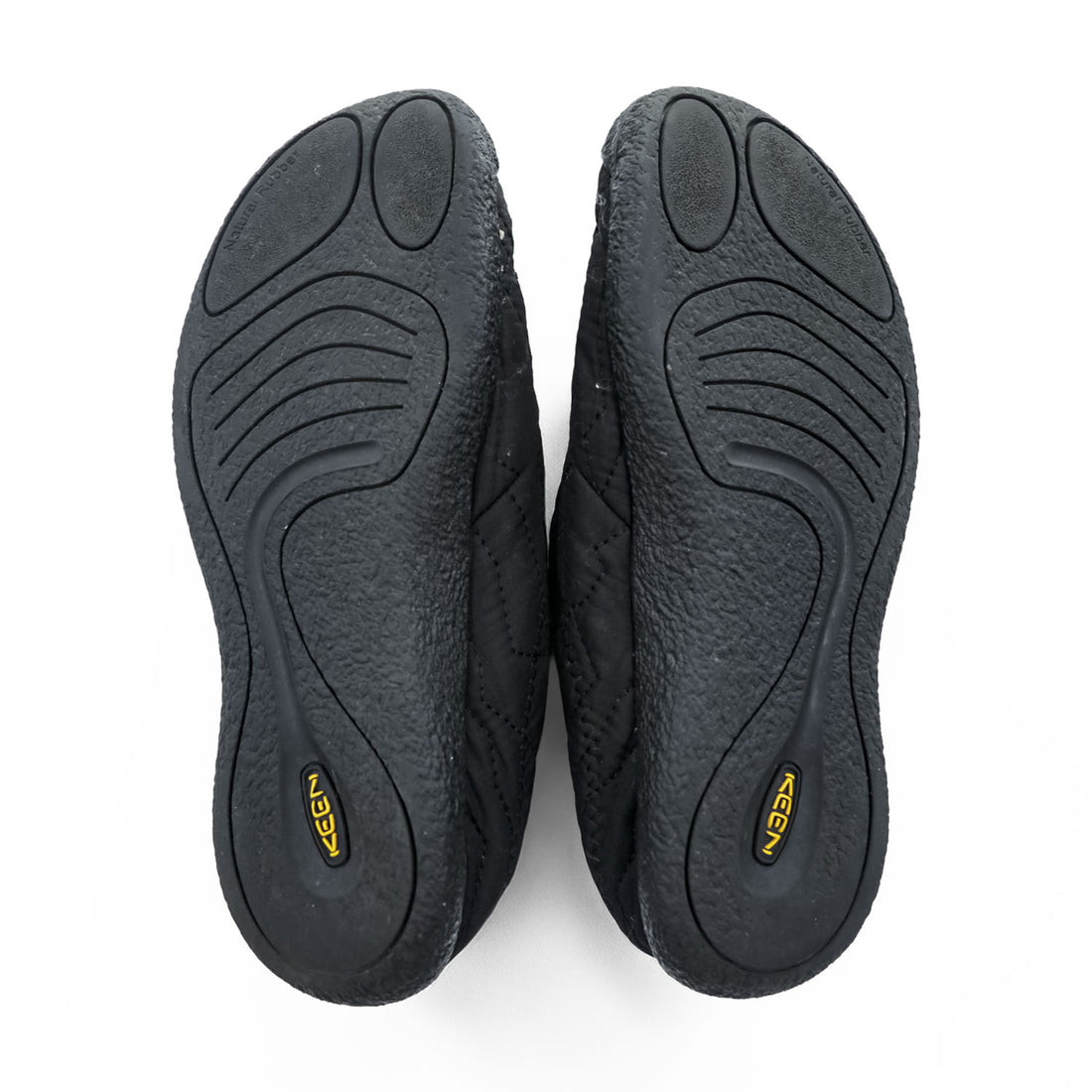 KEEN Slip-on Low-Cut Sneakers US9 Black Fleece Padded Drawstring HOWSER SLIDE 3 1025552
