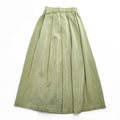 AURALEE 日本製 コットン ニット プリーツ スカート COTTON KNIT PLEATED SKIRT ベージュ ロング A23SS03AD
